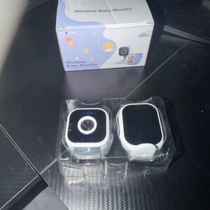 White Wireless wearable Baby Monitor new